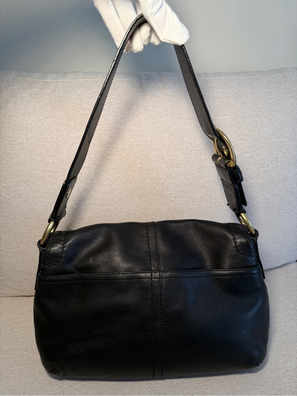 Coach Black Leather Soho - Picture 6 of 10